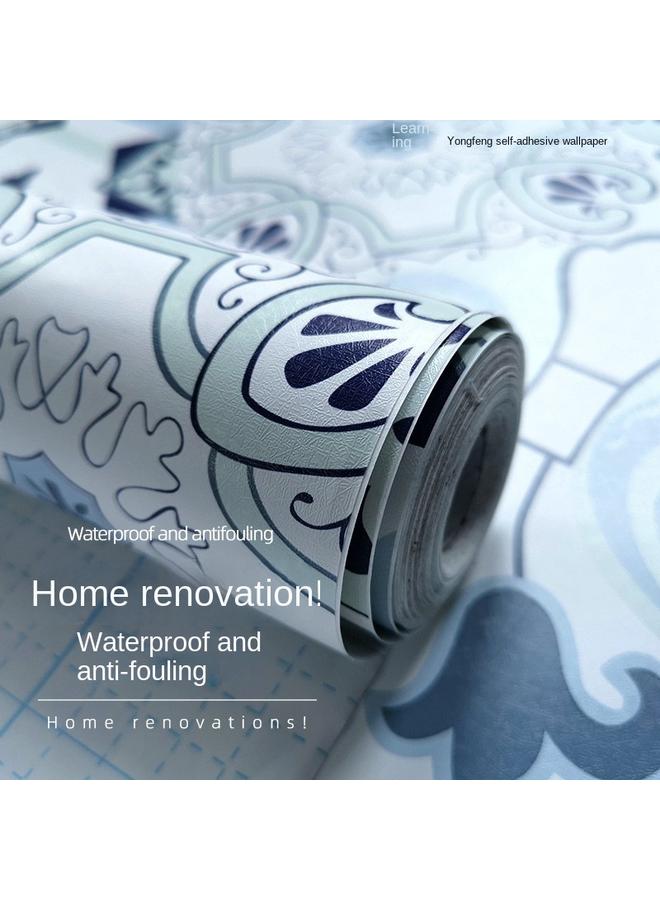 Bluejw Terrazzo Waterproof Personalized Stickers Tile Wall Stickers Ethnic Wallpaper Living Room Balcony Bathroom Kitchen Self-adhesive Wallpaper - Image 3