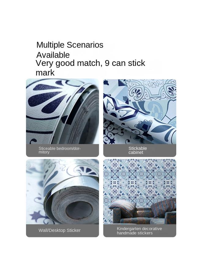 Bluejw Terrazzo Waterproof Personalized Stickers Tile Wall Stickers Ethnic Wallpaper Living Room Balcony Bathroom Kitchen Self-adhesive Wallpaper - Image 4