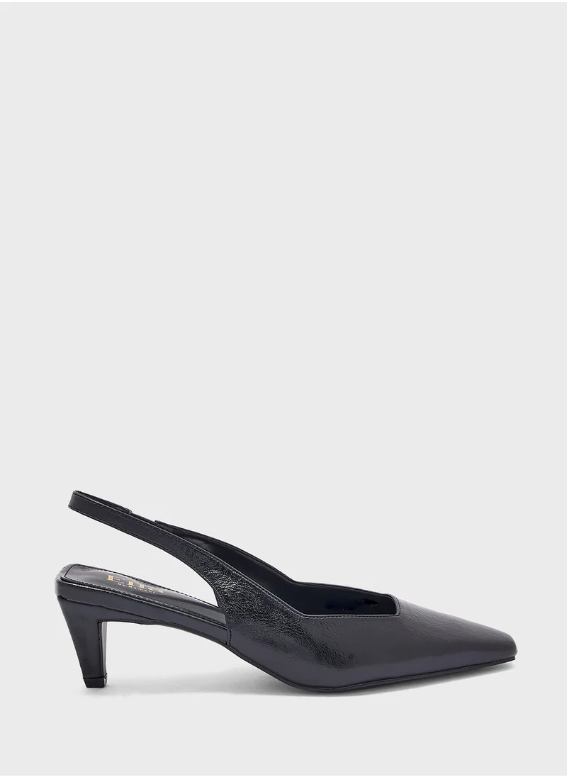 ELLA Low Heel Sling Back Pump