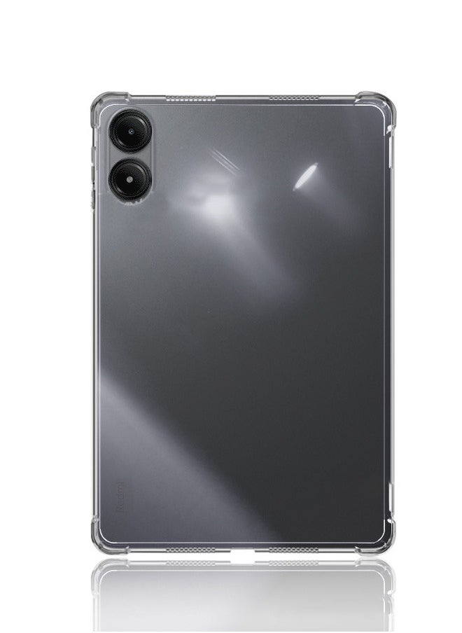 زفيف حافظة متوافقة مع غطاء Xiaomi Poco Pad/Redmi Pad Pro مقاس 12.1 بوصة 2024، حماية من السقوط في الوسادة الهوائية، سيليكون مرن ناعم من مادة TPU مقاومة للصدمات ومضادة للاصفرار، مقاس نحيف مناسب لـ Xiaomi Poc  - Image 5