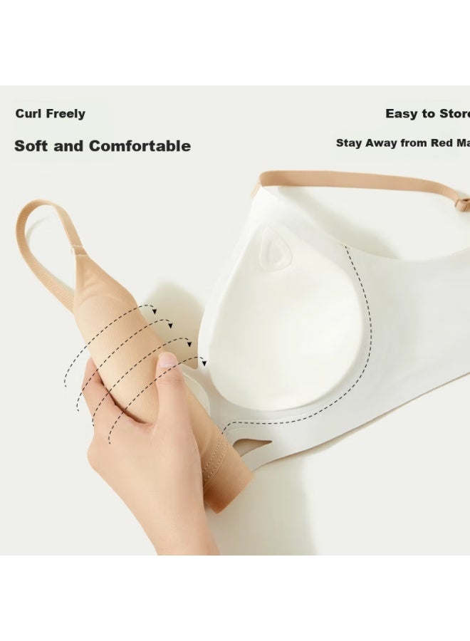 Gujin (gujin) New Seamless Bra For Women, Hollow-out One-piece Design, Enhances Small Push-up, Lift, Ladies' Beautiful Back, Wireless Brassiere - Image 3