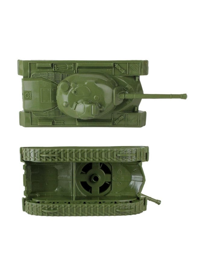 Tim Mee Toy TimMee Toy Tanks for Plastic Army Men - OD Green WW2 3pc - Made in USA - Image 3