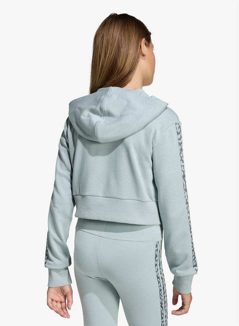 Adidas Youth Seasonals Animal Full Zip Hoodie - Image 2