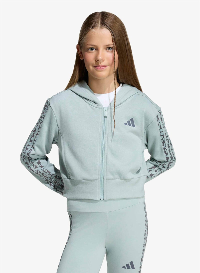 Adidas Youth Seasonals Animal Full Zip Hoodie - Image 3