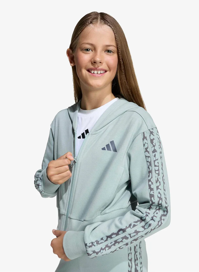 Adidas Youth Seasonals Animal Full Zip Hoodie