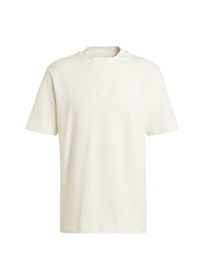 Adidas adidas M Lng Tee Q2 White Training T-Shirts XS