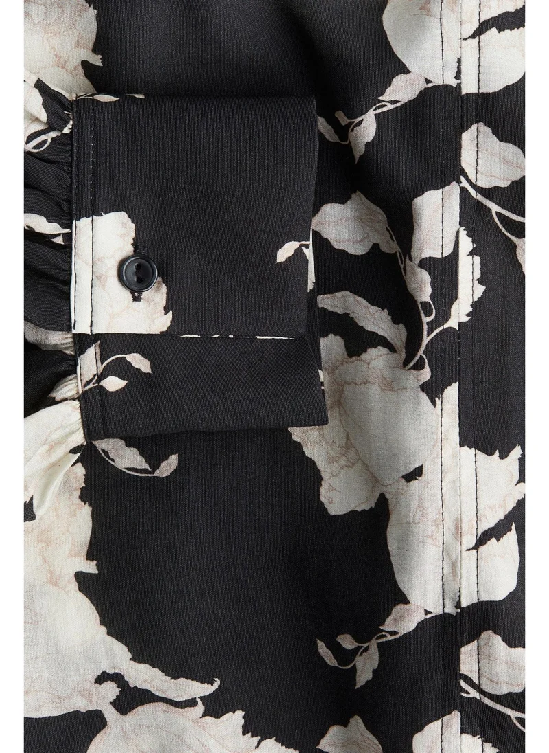 اتش اند ام بلوزة فضفاضة