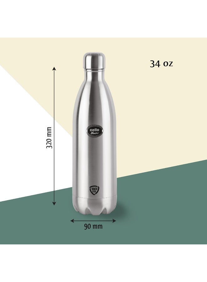 Cello Swift Stainless Steel Vacuum Insulated Flask 1000ml - Image 5