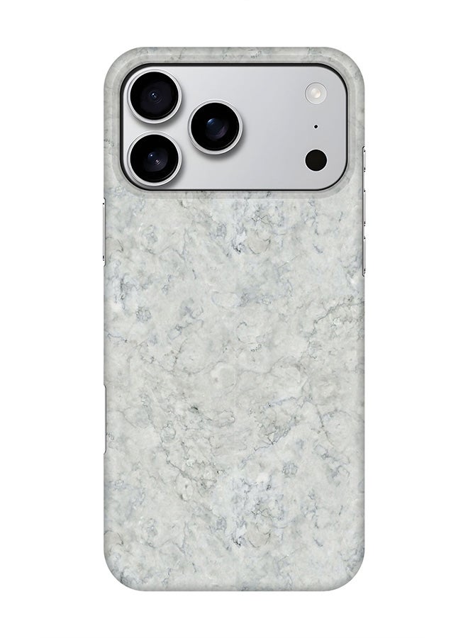 Stylizedd For iPhone 17 Pro Max,Case, [Compatible with MagSafe] Magnetic cover Slim fit Protection Matte, - Marble Texture White