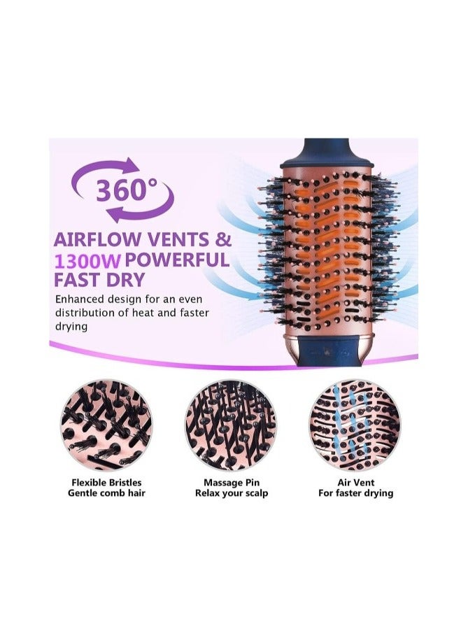Aburiya AB-001 1300W Hot Air Styler Brush 4 in 1 Hair Dryer and Styler Volumizer - Image 4