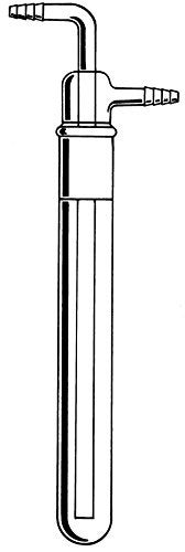 Laboy Glass Vacuum Cold Trap 2-Part with 10 mm Serrated Hose 200mm Length Below The 24/40 Joint for Schlenk Line Organic Chemistry Lab Glassware - Image 2