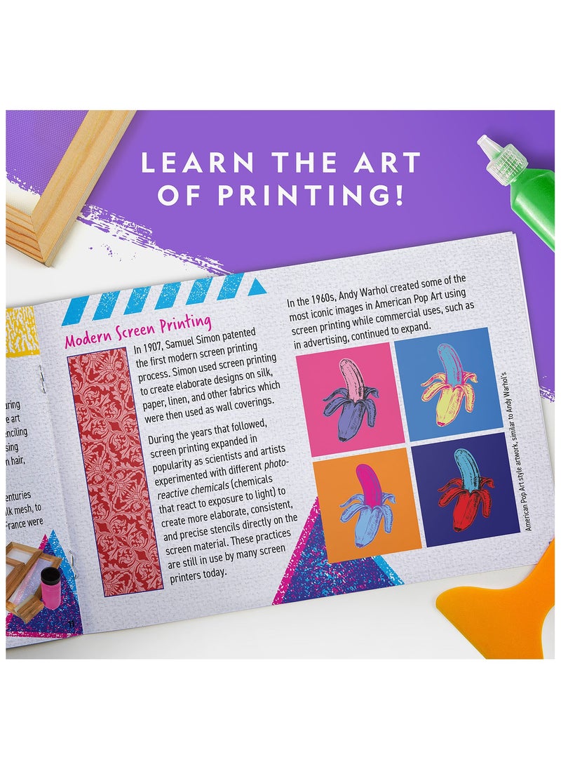 NATIONAL GEOGRAPHIC NATIONAL GEOGRAPHIC SCREEN PRINTING CRAFT KIT  - Image 5