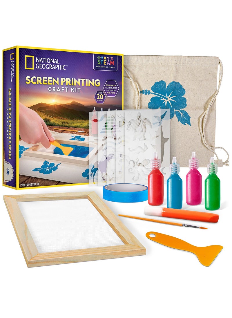 NATIONAL GEOGRAPHIC NATIONAL GEOGRAPHIC SCREEN PRINTING CRAFT KIT  - Image 4