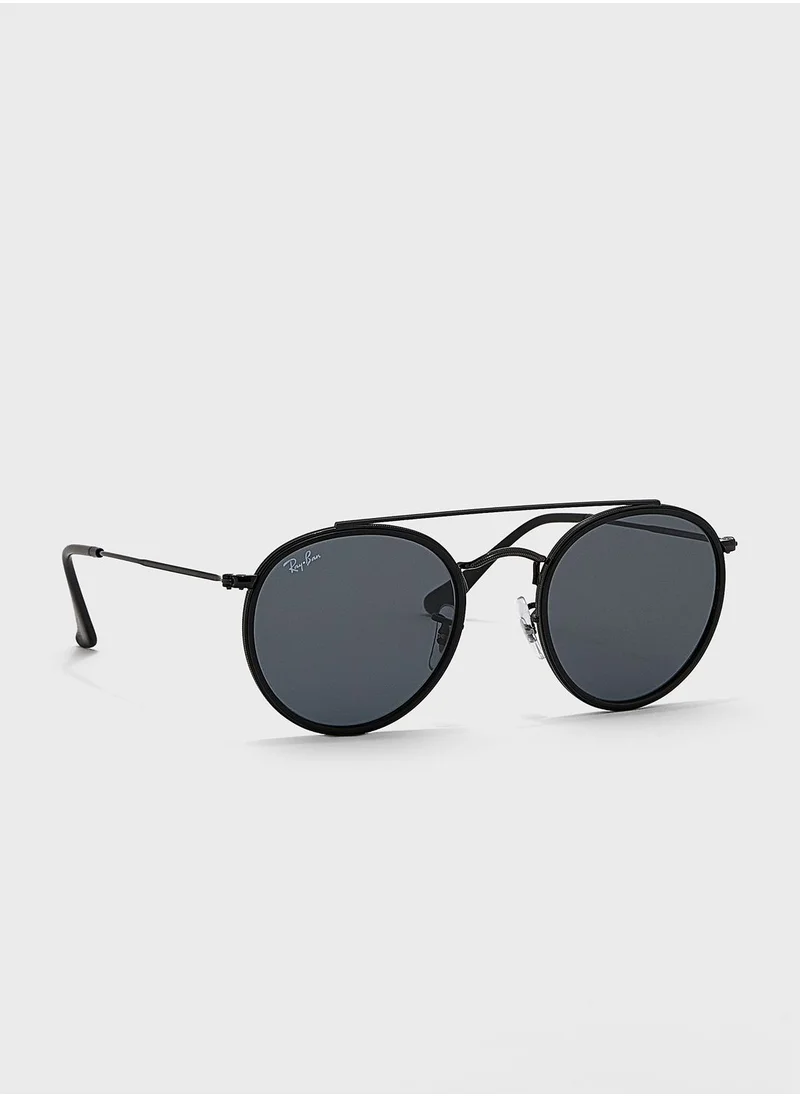 Ray-Ban 0Rb3647N Round Sunglasses