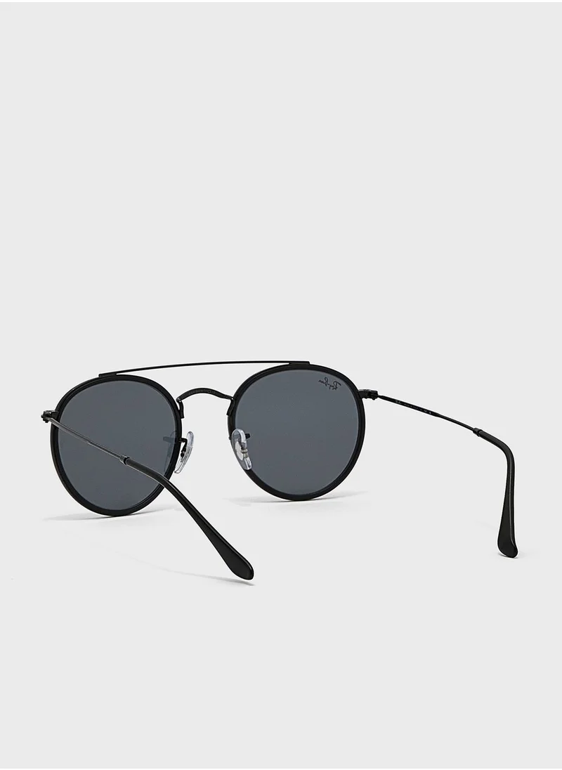 Ray-Ban 0Rb3647N Round Sunglasses