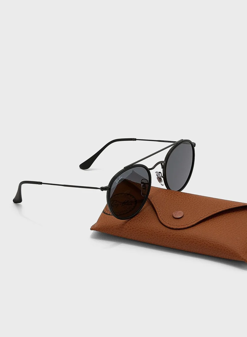 Ray-Ban 0Rb3647N Round Sunglasses