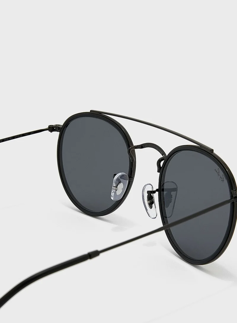 Ray-Ban 0Rb3647N Round Sunglasses