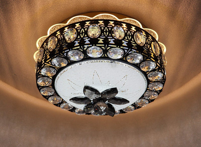 swanart Crystal Peacock Chandelier: Elegant Ceiling Light Fixture for Living & Dining Rooms - Sparkling Crystal Accents, Modern Design, Easy Install, Bright Illumination, Luxurious Home Decor - Image 1