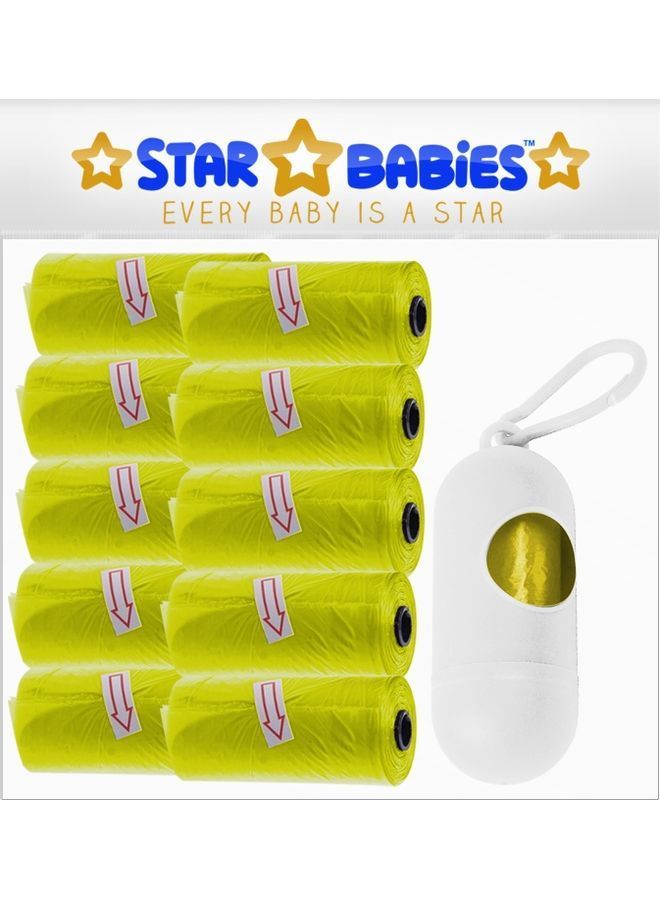 NIBEMINENT Disposable Scented Bag With Dispenser - Pack Of 10  - Image 1