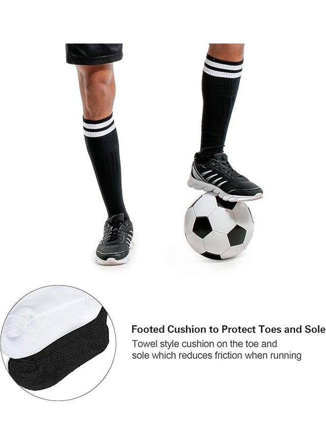 عبوة من قطعتين من جوارب كرة القدم للكبار، جوارب تدريب رياضية قابلة للتنفس، مناسبة لكل من الرجال والنساء. - Image 5