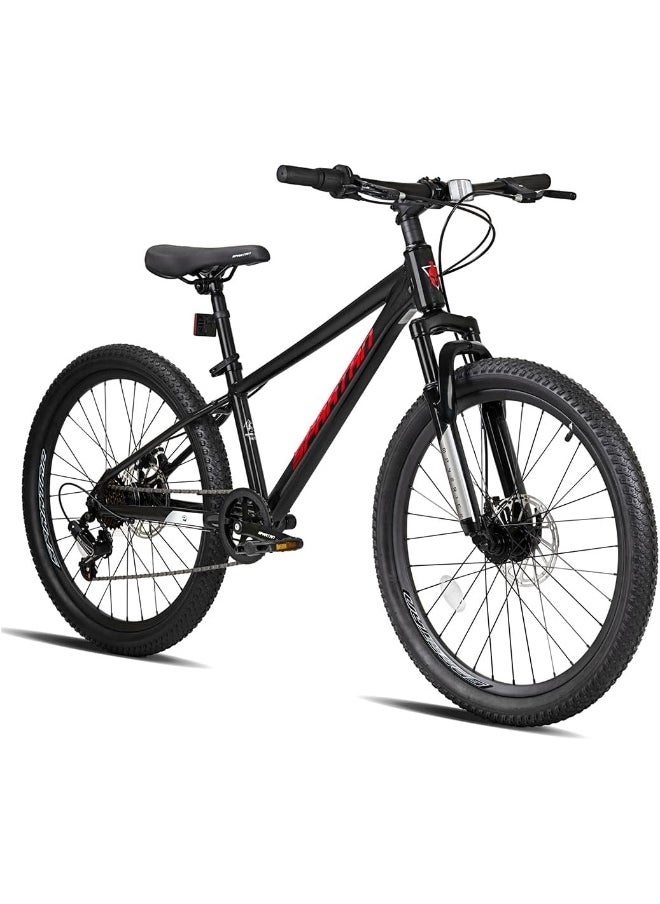 Spartan Spartan Maverick 24" Mountain Bike, Black  - Image 1