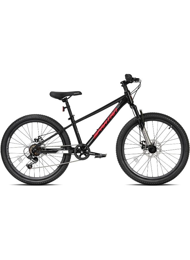 Spartan Spartan Maverick 24" Mountain Bike, Black  - Image 2