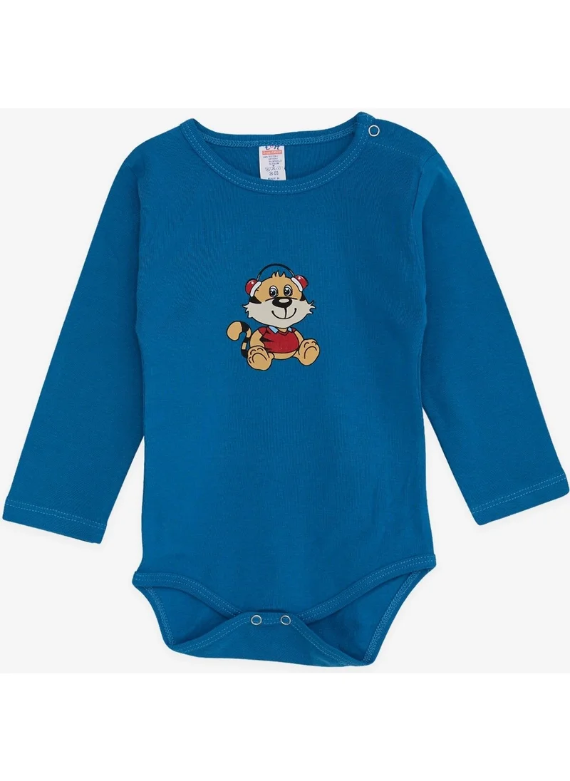 بريز Baby Boy Snap-On Bodysuit Fun Puppy Printed 9 Months-3 Years, Indigo