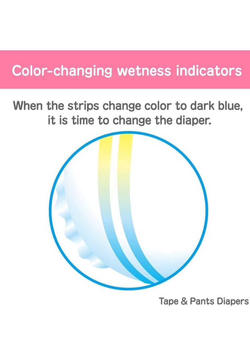 Merries Diapers Baby Diapers S 54 pcs 4-8 KG,Pack of 4 - Image 3