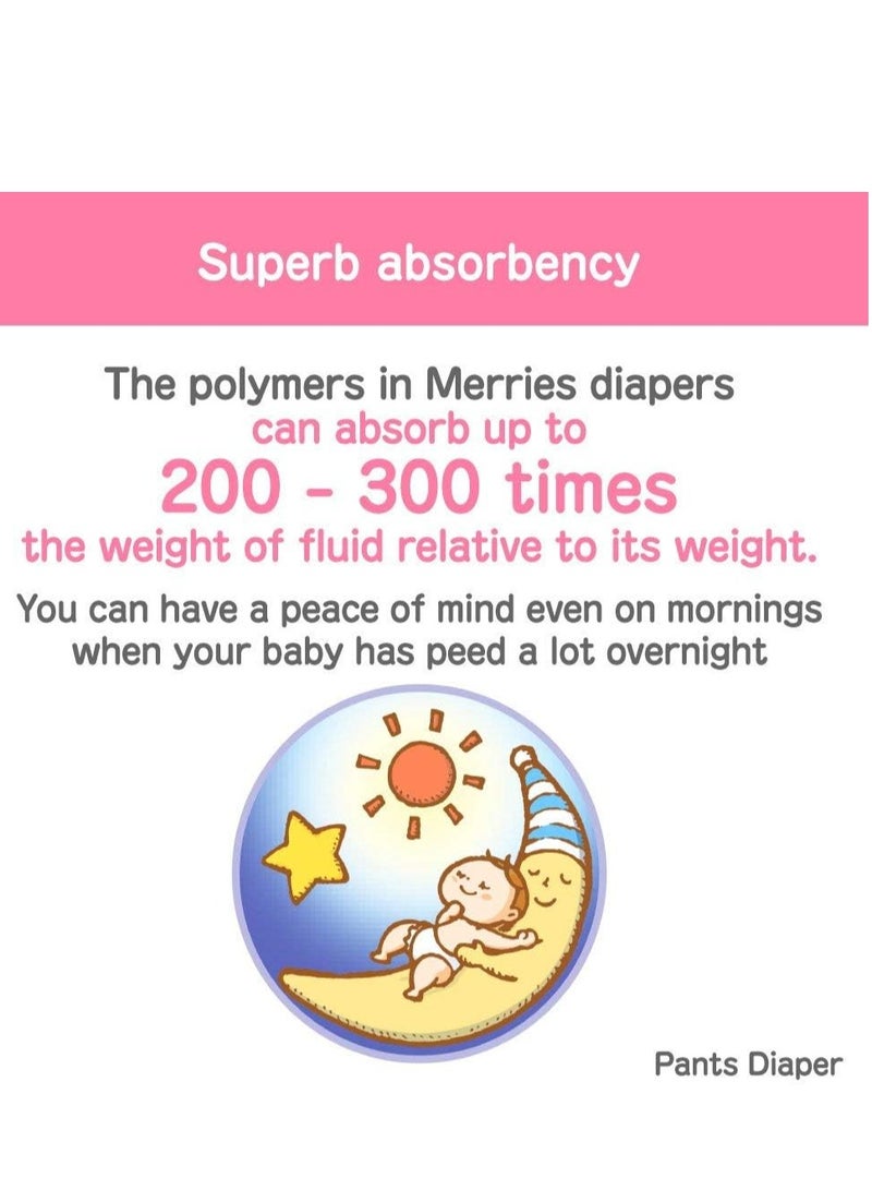 Merries Diapers Baby Diapers S 54 pcs 4-8 KG,Pack of 4 - Image 4