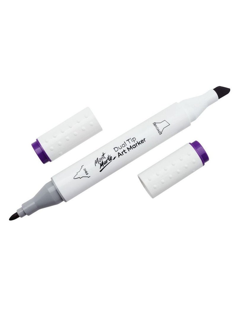 Mont Marte Dual Tip  Premium Art Marker Deep Violet - Image 1