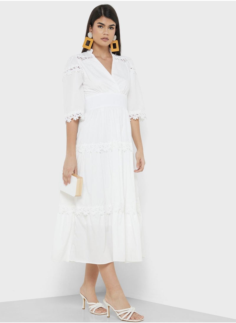 ELLA - Tiered Shirt Dress - Image 1