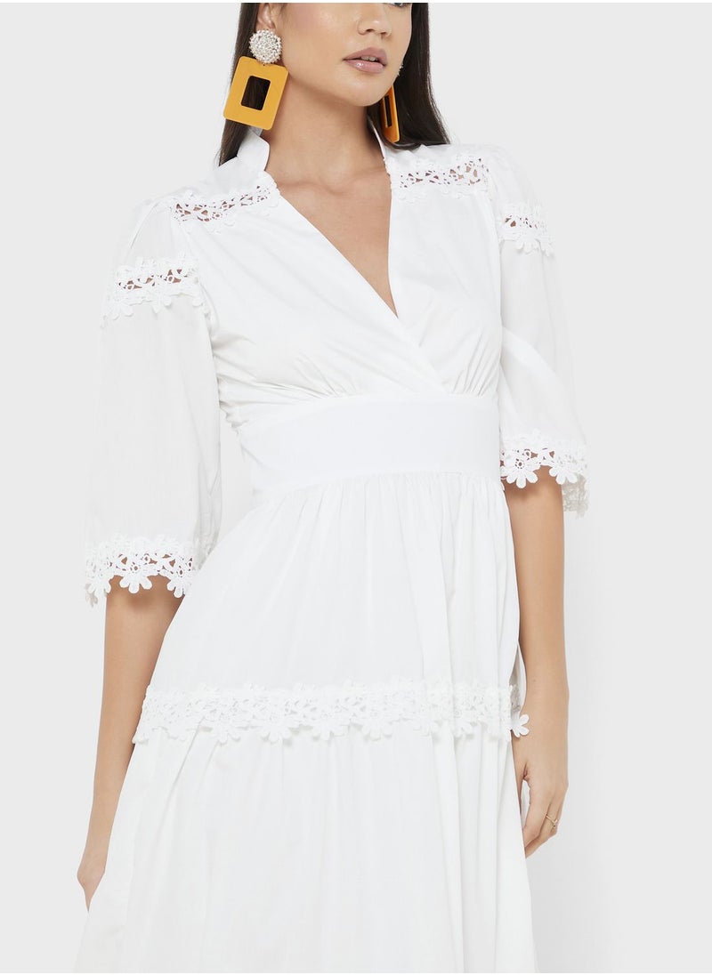 ELLA - Tiered Shirt Dress - Image 1