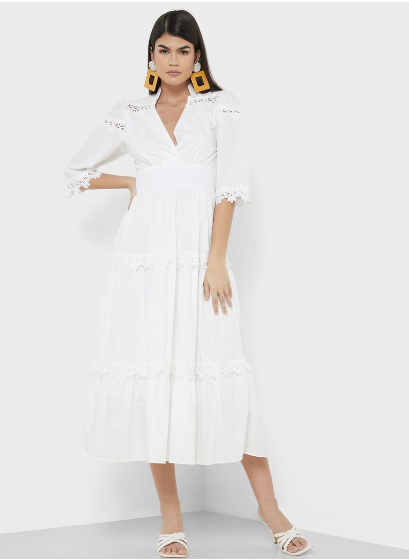 ELLA - Tiered Shirt Dress - Image 1