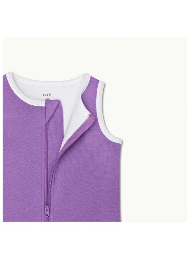 Nanit Sleep Wear Sleeping Bag - Large, Violet - Image 2