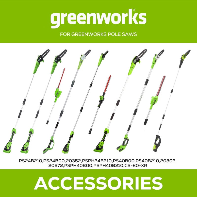 Greenworks 8" Replacement Pole Saw Bar and Chain Combo - Image 2