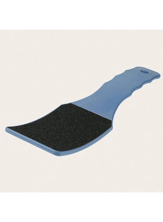 مبرد القدمين البلاستيكي المطور مزدوج الجوانب لإزالة الجلد الميت بمقبض مريح أزرق - Image 4