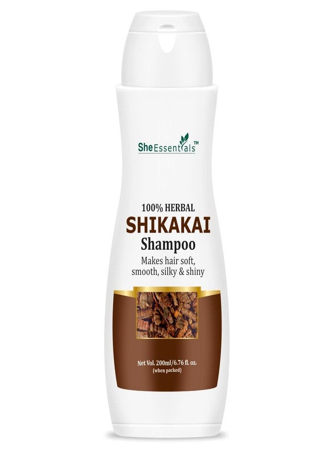 She Essentials Shikakai Hair Shampoo, Oil for Stronger Hair | No Parabens & Sulphates | Cruelty Free & Vegan 200 ml Pack of 1 - Image 1