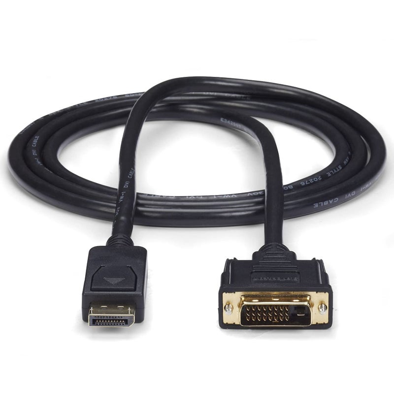 Startech.com StarTech.com 6ft (1.8m) DisplayPort to DVI Cable, DP to DVI-D Video Adapter Converter Cable, Replacement for DP2DVIMM6  - Image 2