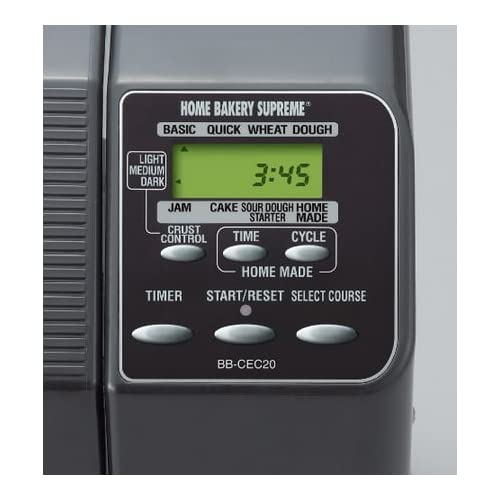 Zojirushi BB-CEC20 Home Bakery Supreme 2-Pound-Loaf Breadmaker, Black Includes Stainless Steel Measuring Spoon Set and Oven Mitt - Image 5