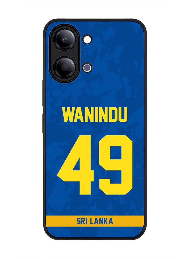 Stylizedd For vivo Y21 / Y11 Case,Slim fit Camera Protection, Shockproof Thin Phone cover  - Sri lanka Wanindu Hasaranga, Jersey No 49 - Image 1
