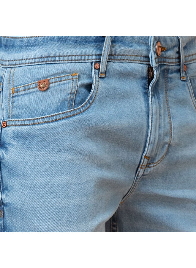 Being Human Mens Light Tone Slim Fit Denims - Image 5