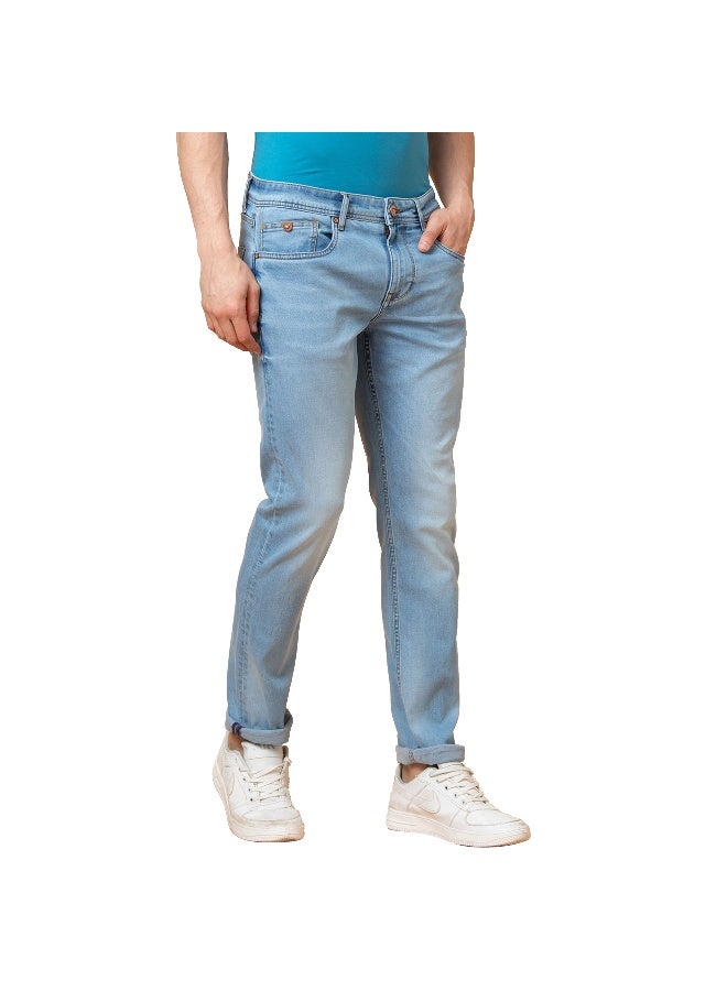 Being Human Mens Light Tone Slim Fit Denims - Image 4