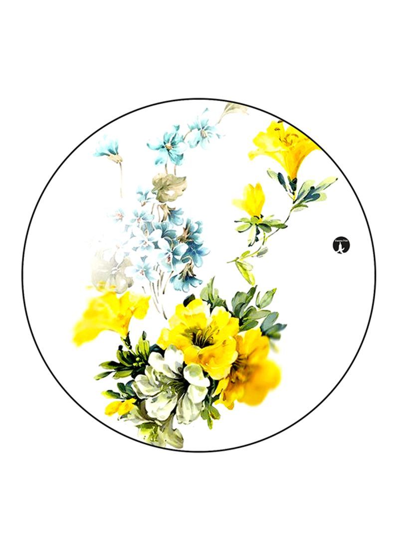 RKN Flowers Printed Mouse Pad  Multicolour
