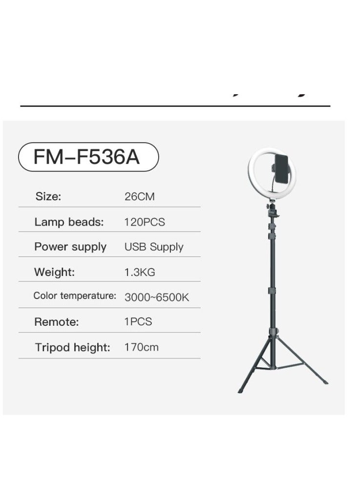 Jmary Jmary FM-536A 10″ inch Ring Light (KIT)  - Image 4