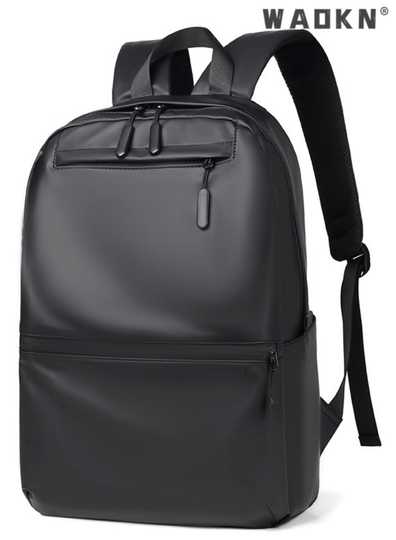 WAOKN Laptop Backpack for Men or Women, Water Resistant Travel Backpacks,Fashion Slim Durable College School Backpacks Fits 15.6 Inch Laptop Business Travel Anti Theft Bookbag,Waterproof,Large Capacity - Image 1