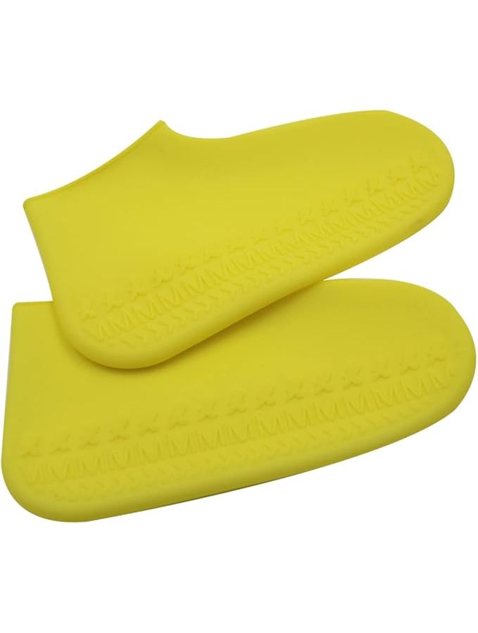 Suprovox Yellow Small Waterproof Rain Shoes for Adult Kids Garden Boots - Image 1