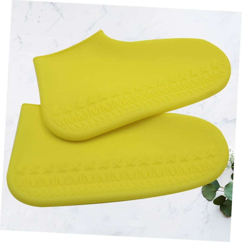 Suprovox Yellow Small Waterproof Rain Shoes for Adult Kids Garden Boots - Image 5