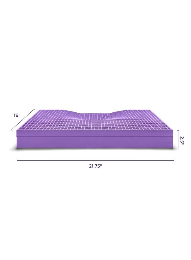 Purple Ultimate Seat Cushion | Pressure Reducing Grid Designed for Ultimate Comfort | Designed for Gaming | Made in The USA - Image 2