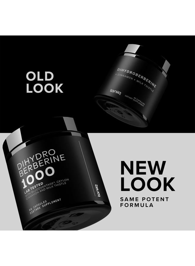 Toniiq Dihydroberberine Supplement - Ultra High Potency 1,000mg Formula with GlucoVantage, 10:1 Ceylon Cinnamon & 50:1 Milk Thistle - Third-Party Lab Tested - Image 4