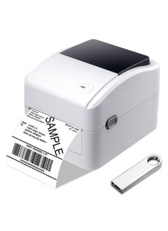 Generic XP-420B Label Printer, Thermal Label Printer 4x6, 420B Shipping Label Printer for Small Busines, Thermal Printer Compatible with Shopify, Etsy, UPS, DHL, etc (White)  - Image 1